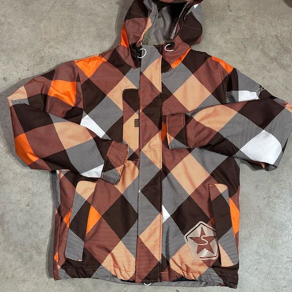 Sessions Aston Y2K Jacket Deluxe Recco Avalanche Sys Ski Snowboard Men Sz Small - Picture 1 of 11